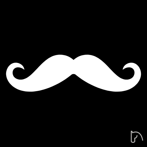 MOLDE MASCULINO BIGODE
