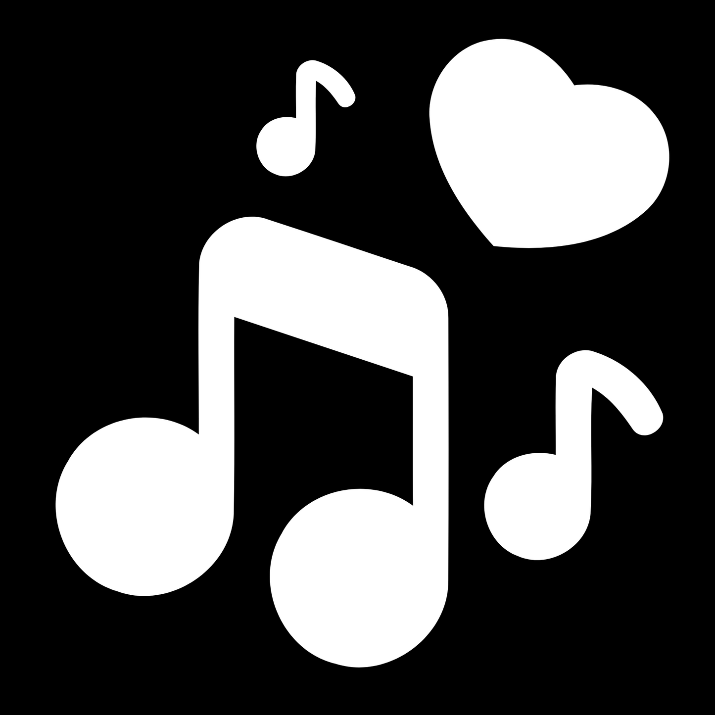 MOLDE MUSICAL CORAÇÃO