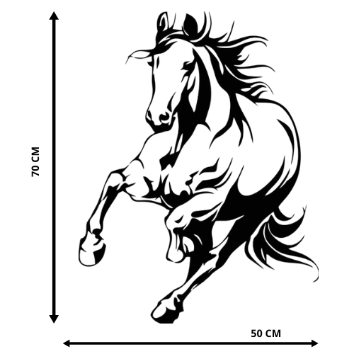 ADESIVO PARA TRAILER / IMAGEM CAVALO