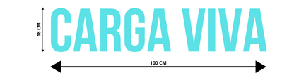 ADESIVO PARA TRAILER / CAMINHÃO - CARGA VIVA