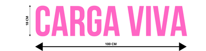 ADESIVO PARA TRAILER / CAMINHÃO - CARGA VIVA
