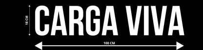 ADESIVO PARA TRAILER / CAMINHÃO - CARGA VIVA