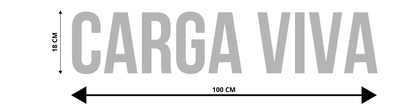 ADESIVO PARA TRAILER / CAMINHÃO - CARGA VIVA