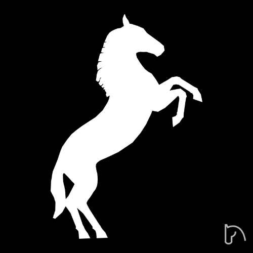 MOLDE CAVALO EMPINANDO