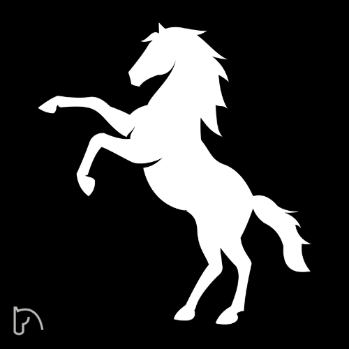 MOLDE CAVALO EMPINANDO 2