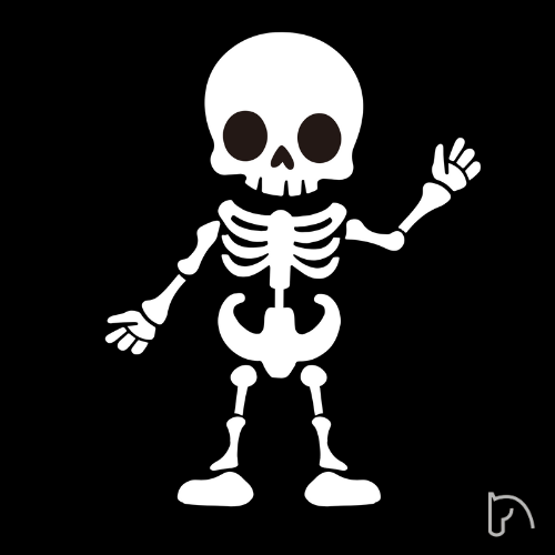 MOLDE HALLOWEEN ESQUELETO