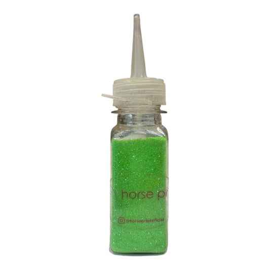 GLITTER COR VERDE NEON